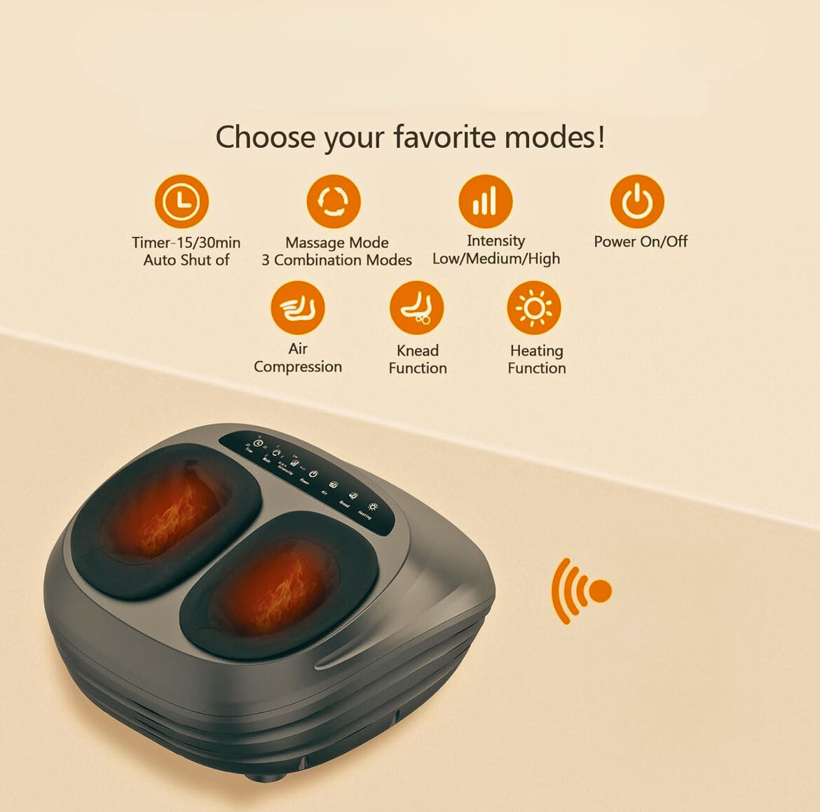 Sparknox Ultra Luxe™ - Premium Heated Shiatsu Foot Massager